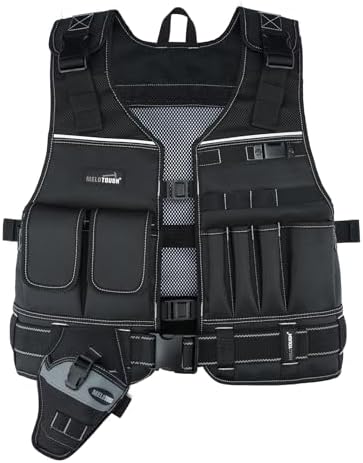Atlas 46 1819 Work Vest - Utility Vest with Cargo Pockets