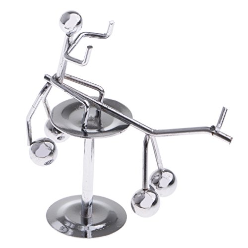 image for MonkeyJack Metal Craft Perpetual Balance Art Motion Toy Figurine Stain