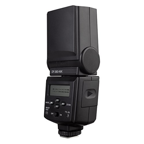 Vivitar Digital TTL Auto-Focus Flash for Nikon - Black (DF383NIK)