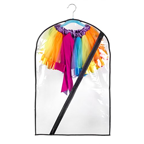 Bags for Less Dance Costume Bag Kids Durable Zipper 18x29 Transparent Storage/Transportation - Thumbnail 2