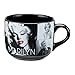 Vandor Marilyn Monroe 20 Ounce Ceramic Soup Mug, Black/White
