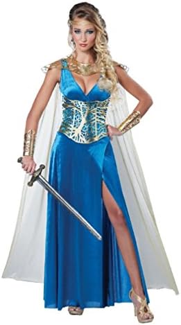 Fancy Warrior Queen Renaissance Greek Goddess Adult Costume
