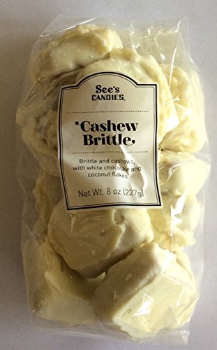 See's Candies Cashew Brittle 8 Oz