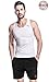 DRSKIN Undershirts Running Shirt Tank Tops Men's Cool Dry Compression Baselayer Sleeveless (Packs of 1, 2, or 3 Deals) (Manggo WH03 L)