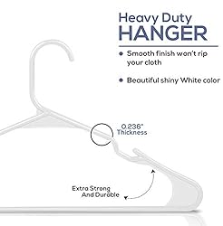 Utopia Home Clothes Hangers 50 Pack - Plastic