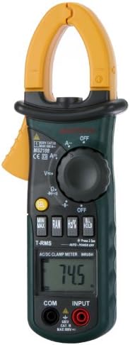 Amazon Mastech Ms2108 デジタルクランプメータ True Rms 突入電流 66mf 周波数 キャパシタンス測定 工具セット 道具セット