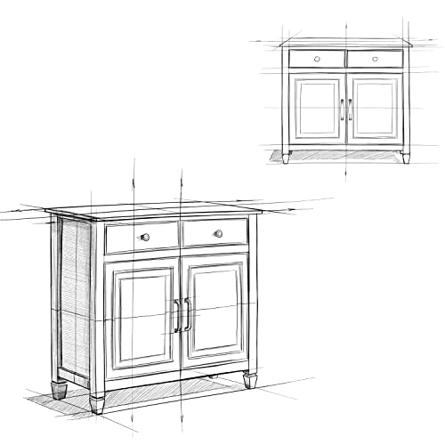 SIMPLIHOME Connaught Traditional Entryway Storage 40 inch Wide