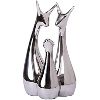 Anding Home Decor Deer Porcelain Statue/High Gloss Finish Statue (LY-3766)