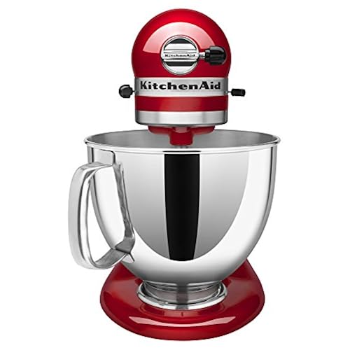 KitchenAid KSM150PSER Artisan Tilt-Head Stand Mixer with Pouring Shield, 5-Quart, Empire Red Home & Kitchen, Kitchen & Dining, Small Appliances, Mixers, Stand Mixers