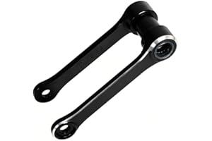 GOODELY KLX230 Lowering Link -40mm Rear Drop Link Compatible With KLX 230 KLX230R KLX230RS KLX230S 2020-2024 2021 2022 2023,CNC Dirt Bike Rear Lowering Suspension Linkage Arm (Black)