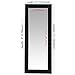Pinnacle Frames and Accents Small Decorative 4 Inch x 12 Inch Mirror with Classic Black Frame