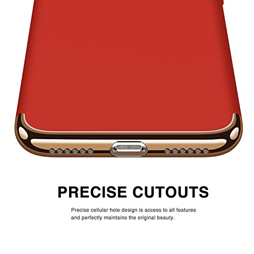 iPhone 7 Case,A Trading Shockproof Thin Hard Case Cover for iPhone 7 4.7inch (red) - Thumbnail 4