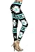 N066-OS Mint Aztec Printed Stylish Leggings