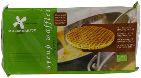 Molenaartje Organic Hazelnut Waffle 175 g (Pack of 6)