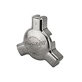 Park Tool SW-7 Triple Spoke Wrench for Nipple Sizes of 0.127 , 0.130, and 0.136- Inch