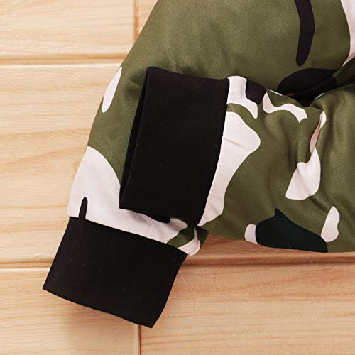 Xmiral Baby jongens lange mouwen brief hoodie + broek camouflage outfits - Image 6