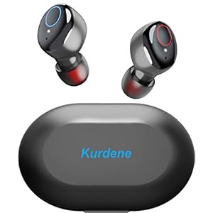 Bluetooth Earbuds,Kurdene Wireless Earbuds with Charging Case IPX8 Waterproof Bluetooth Headphones Bass Sound Earphones…