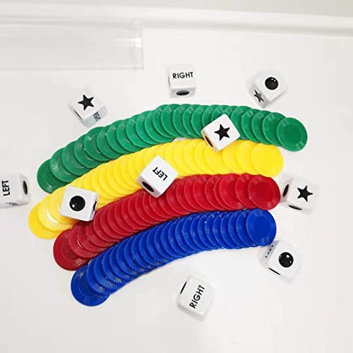 Left Right Center dice Game Prime Set Bundle (4 Pack) Pricepulse