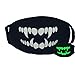 Trenton Unisex Anti Dust Cotton Face Mouth Mask Cool Luminous for Cosplay Party Outdoor