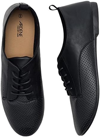 Ardene Women’s - Oxfords - Faux Leather Oxford Shoes 8 -(8A-FW00476)