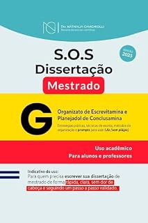 Livro [E-BOOK] S.O.S Dissertação de Mestrado: Conclua a escrita em 18 dias