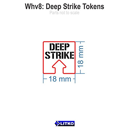 WHv8: Deep Strike Tokens, Fluorescent Green (10)