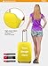 For U Designs 22-26 Inch Middle Fashion Colorful Painting Printed Spandex Luggage Set Suitcase Protective Cover
