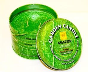 Amazon Lights New All-Natural Insect Repellent Outdoor Garden Candle - Made From 100% Palm Wax, Community Trade Product Amazon Lights New All-Natural Insect Repellent Outdoor Garden Candle - Made From 100% Palm Wax, Community Trade Product