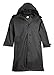 Fit Rite Men's Nylon Hooded Waterproof Long Lightweight Waterproof Raincoat Full Length Rain Jacket - Zip in Hood