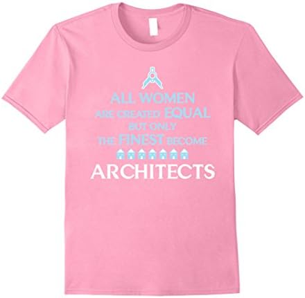 Mens Architect T-shirt - All women are created equal  2XL Pink