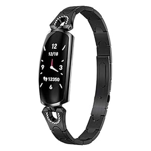 RSGK vrouwen slimme horloge, hartslag detector armband, 2.4 cm touch screen, IP67 waterdicht sport horloge, informatie…