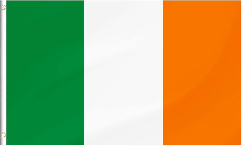 Kibon Ireland Flag 3x5 ft Polyester with Grommets for Outdoor Use