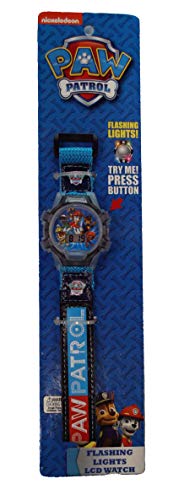 Nickelodeon #PAWKD16004FDL Kids Paw Patrol Blue Digital Velcro Watch