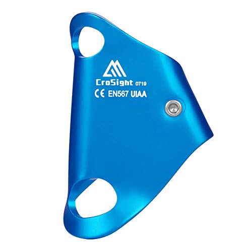 Rope Climbing Chest Ascender Abdominal for Vertical Rope - 5KN Load CE Certified Tree Arborist or Rock Climbing (Blue)