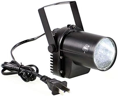 FlyRing White LED Beam Pinspot Light KZ3328-W965 DJ Mirror Ball Lighting for KTV Bar Club Party Disco