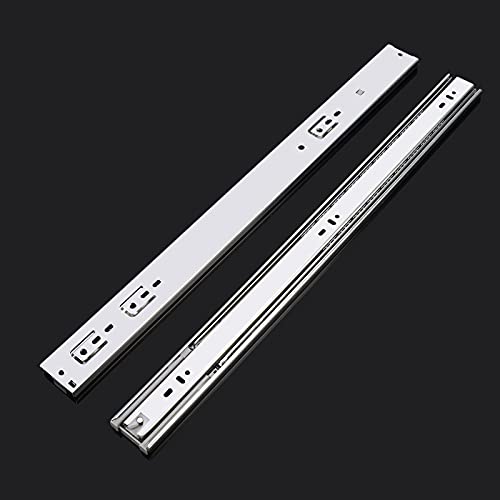 Knobonly 1 Pair 22 Inch 100 LB Capacity Full Extension Soft/Self Close