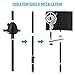 TONOR Microphone Isolation Shield and Stand Kit with Absorbing Cotton Insulation, Tripod Adjustable Stand, Microphone Studio Recording Accessories for Vocal Acoustic Recording and Podcasting, Black