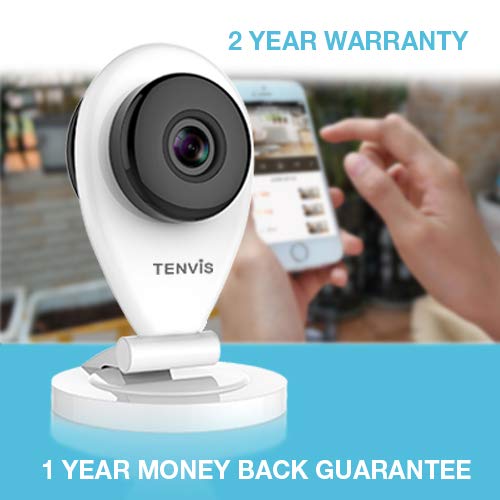 TENVIS Wireless IP Camera - Indoor Security Camera with Night Vision, Two-Way Audio, Motion Detection, Instant Alert, Home Surveillance System with SD Card Slot, 720P for Baby/Pet/Nanny Monitor - Thumbnail 6