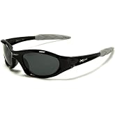 Polarized Xloop Sport Cycling Fishing Golf Wrap Around Running Sunglasses with Monogram Microfiber Pouch