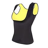 Anddyam Women's Sweat Slimming Waist Shaper Weight Loss Vest No Zipper XL