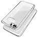 Galaxy S7 Edge Case, Enther [Ultimate Cushion] Slim Fit Scratch/Dust Proof Hybrid Transparent Clear Case with Shock Absorb Trim Bumper - Authentic Retail Packaging - Warranty