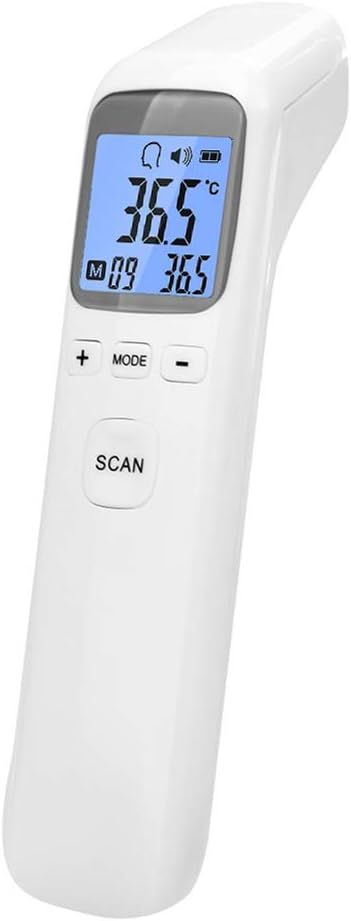 Wlcome Forehead Thermometer, Accurate Digital Thermometer,Immediate Result 丨 Infrared Non Contact LCD Digital Forehead Thermometer Temperature Tester for Baby Kids Adults Indoor Outdoor White