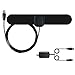 Bamshoot Upgraded 50 Miles TV Antenna Long Range Digital Free HDTV Antenna Amplifier TV Indoor Antenna Clear Home High Reception Best Indoor Antenna for TV with 16ft Cable USB TV Tuner - Black