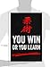 Damdekoli Win or Learn Motivational Poster for Sports (11 x 17 Inches, Black)