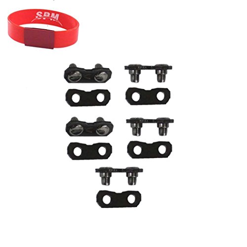 SPM 5 Pack 325" Chainsaw Chain Repair Kits .050 & .058 Master Links Tie Straps for Carlton Stihl Husqvarna Oregon