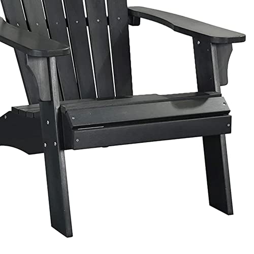 PolyTEAK Extra Large Adirondack Chair, Premium Weather Resistant Poly
