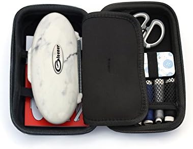 Gleener On The Go Travel Fabric Shaver & Lint Remover with Sewing Kit | Includes Scissors, Sewing Needles, Thread, Thimble, Tape Measure