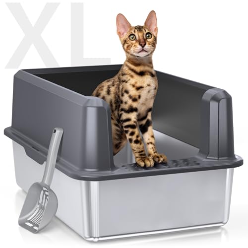 WoofiGo Stainless Steel Litter Box