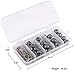 PLUSINNO Fishing Lures, Fishing Tackle Box with Tackle Included Crankbaits, Spoon, Hooks, Weights and More Fishing Accessories, 100 Pcs Fishing Lure Baits Gear Kit for Freshwater Bass
