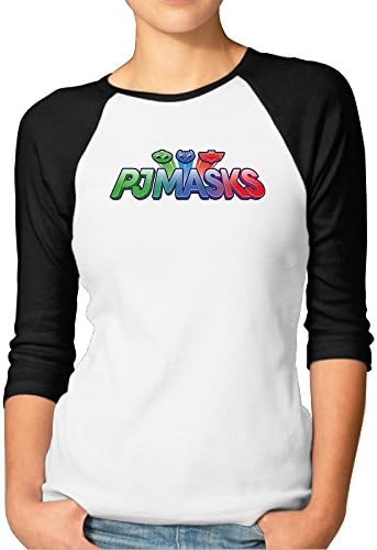 Women's PJ Masks Logo Baseball Tee Classical Graphic T Shirts